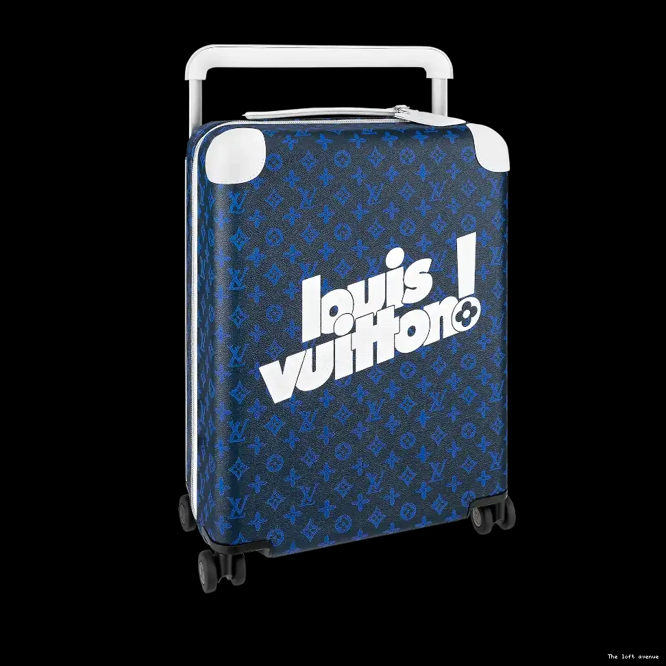 CUSTOM MONOGRAM SUITCASE 55 37L BLUE HORIZON 0526